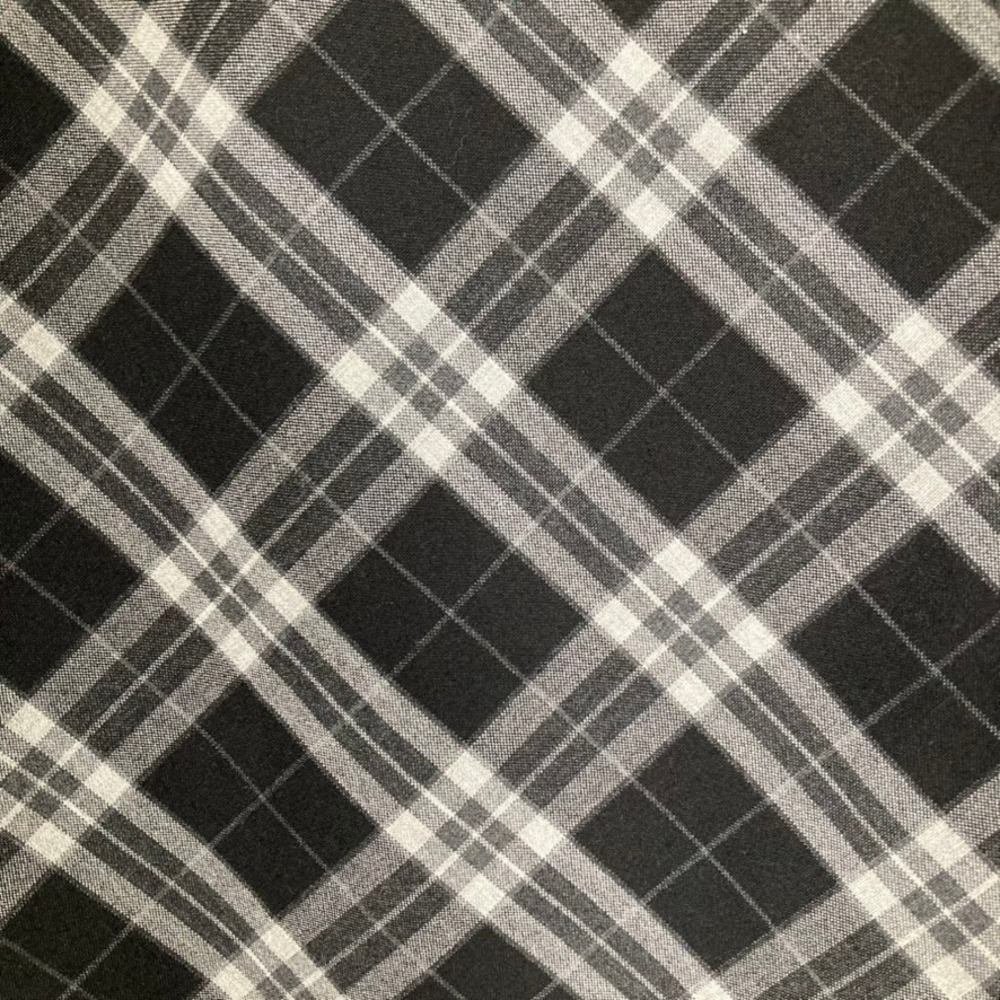 Express Womens Size 2 Black White Plaid Pencil Skirt High Waist Knee Length - Picture 3 of 12